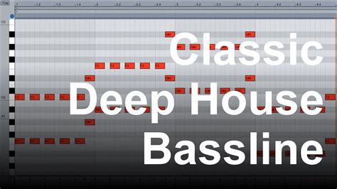 how to make house music and what makes a good bassline