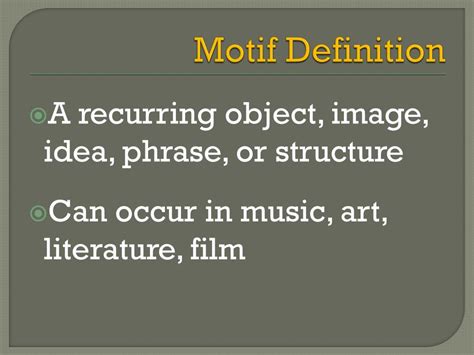 Motif Music Definition and Its Endless Exploration